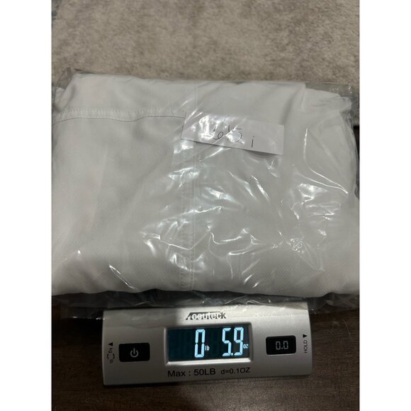 Reel Legends Saltwater Button Front Vented Shirt White Sz Large Petite Gorpcore - Picture 8 of 8